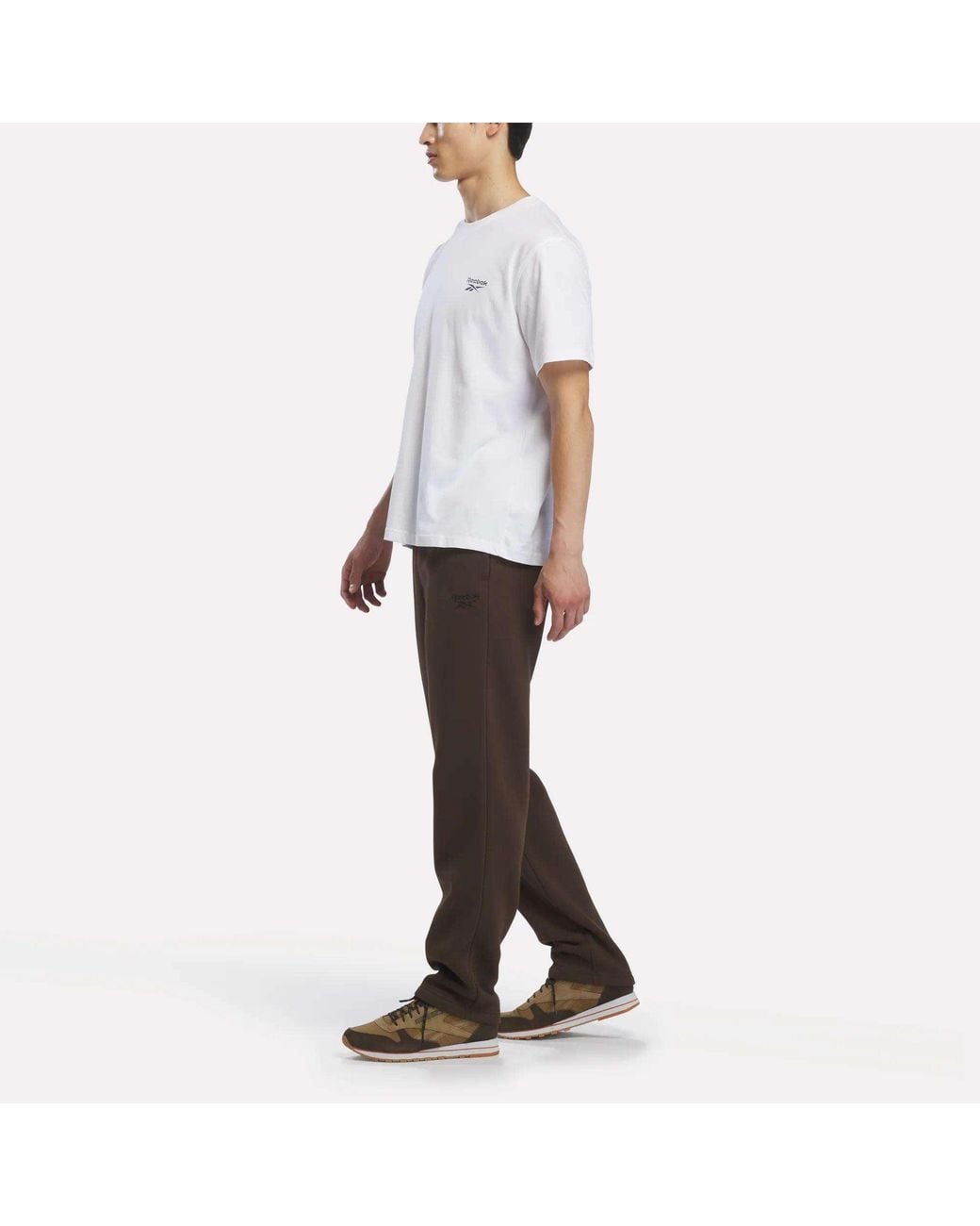 Reebok Gray Open Hem Pants for men