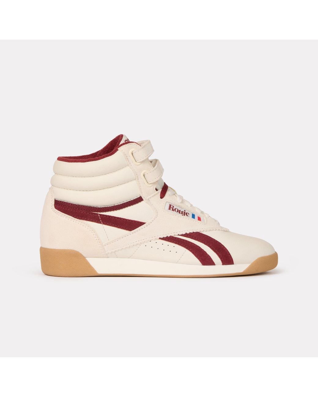 Reebok Pink X Rouje Freestyle Hi Trainers
