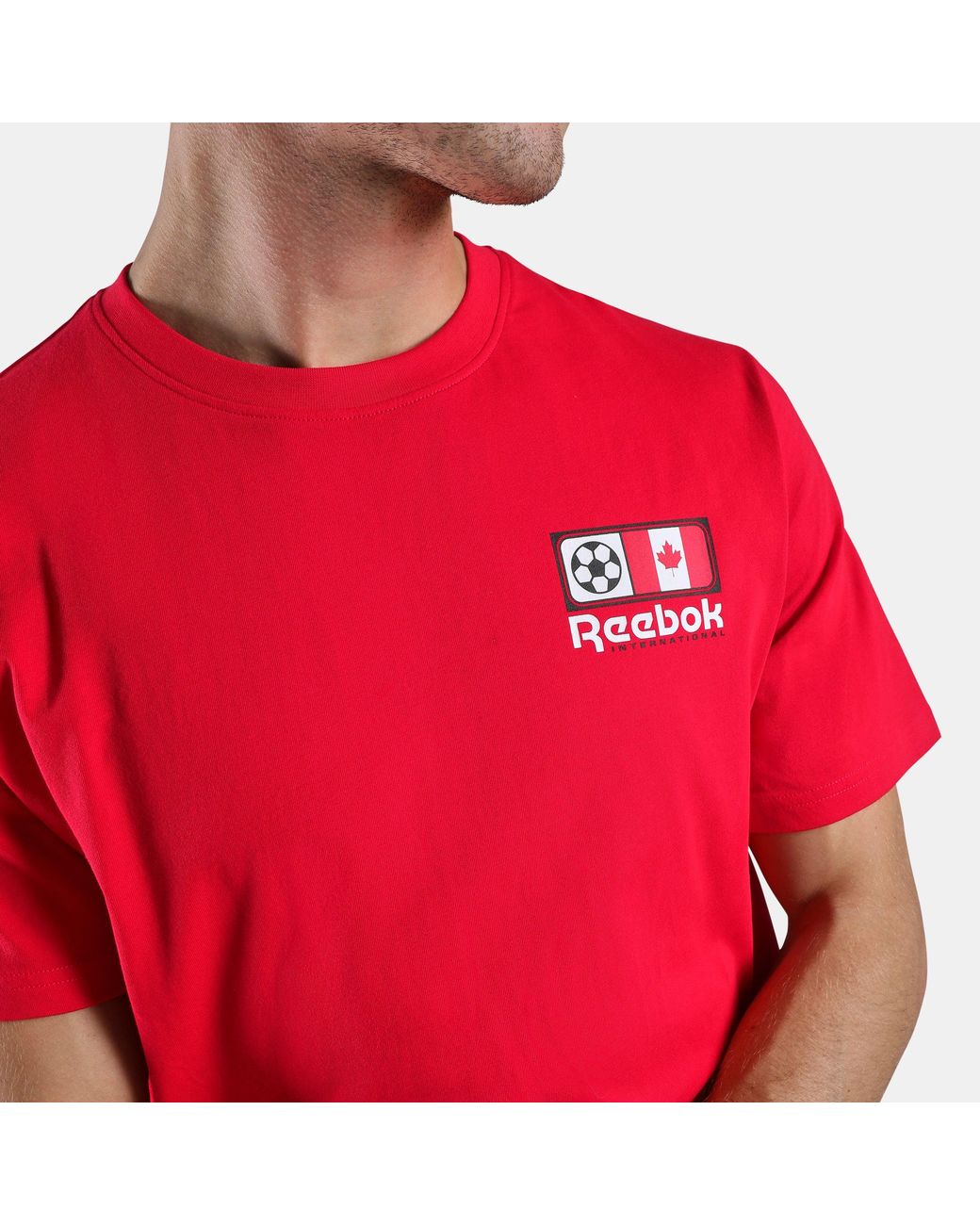 Reebok Red Canada Football Shirt