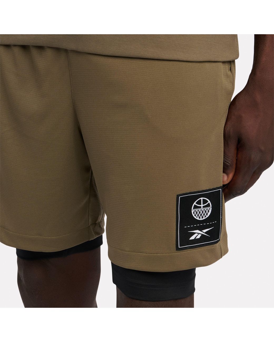 Reebok Natural Id Basketball 7" 2-In-1 Shorts