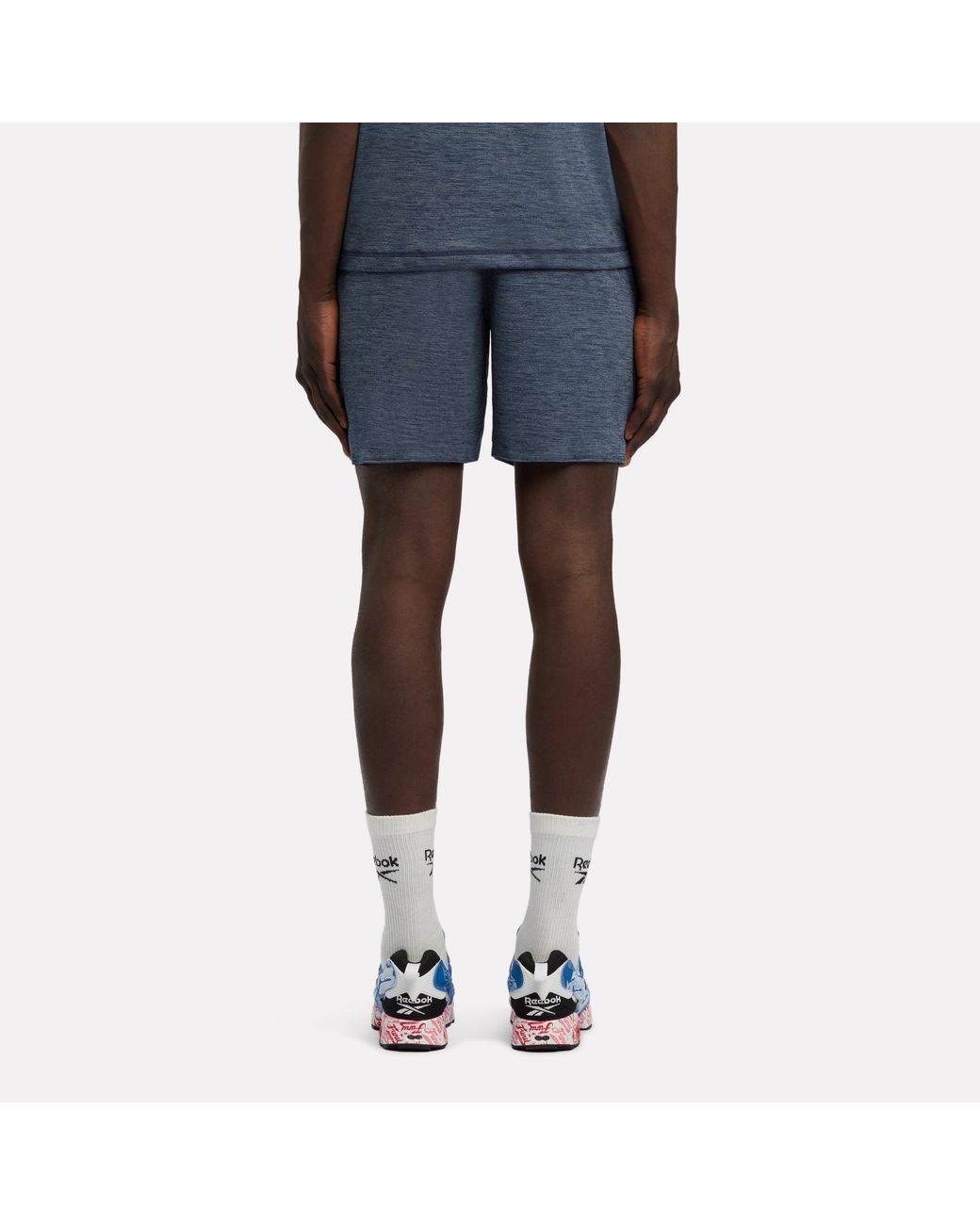 Reebok Blue Id Train 9" Knit Shorts