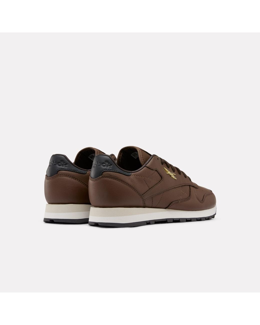 Reebok Brown Classic Leather Sneakers