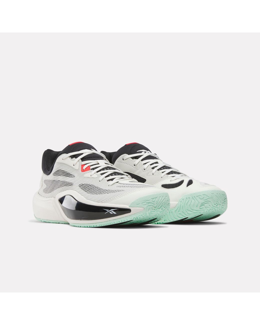 Reebok White Engine A 26 Basketball Shoes