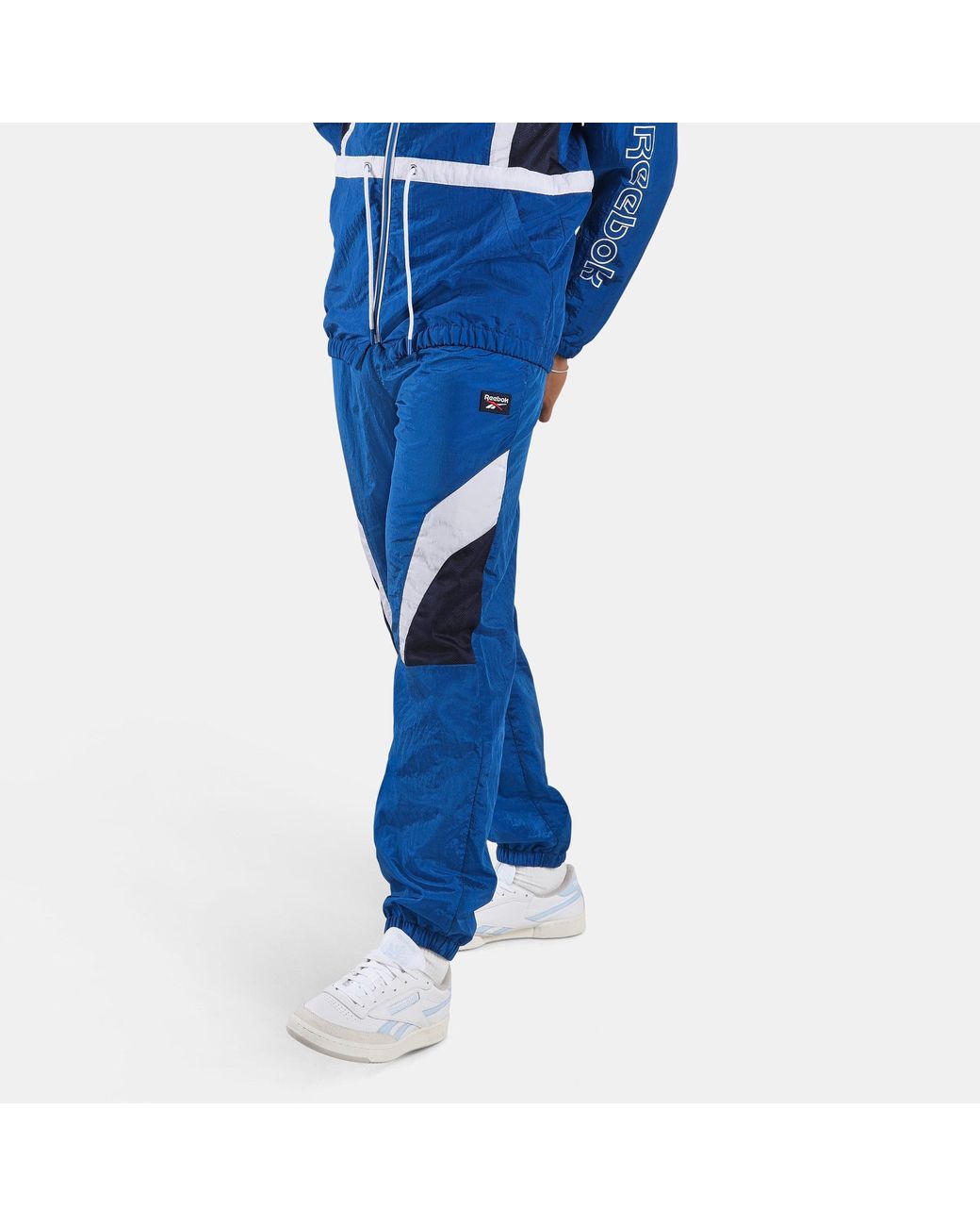 Reebok Blue Heritage Curve Track Pant