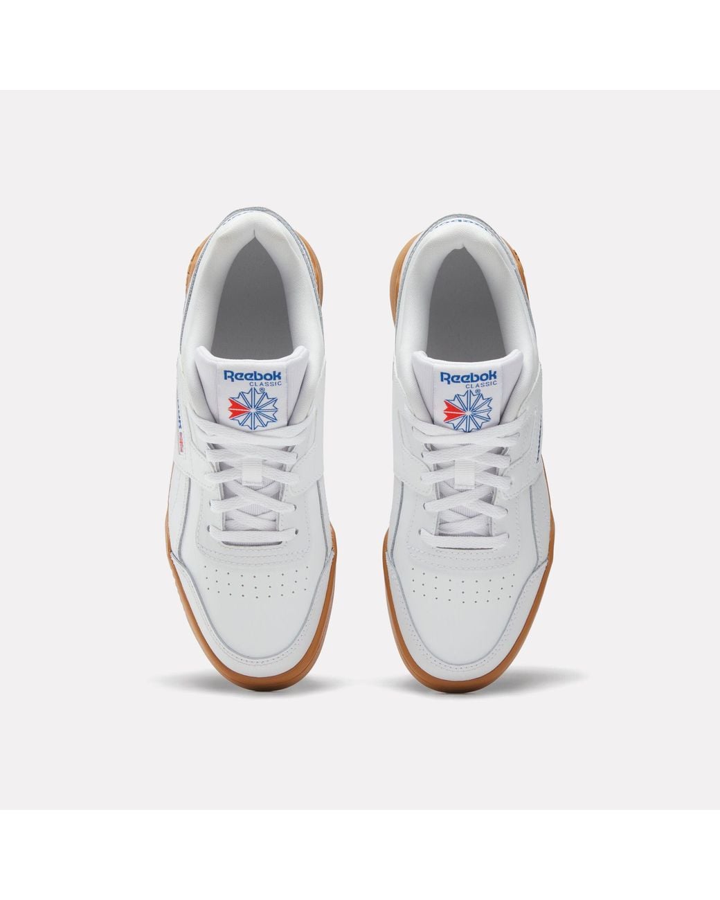 Reebok White Workout Plus Shoes
