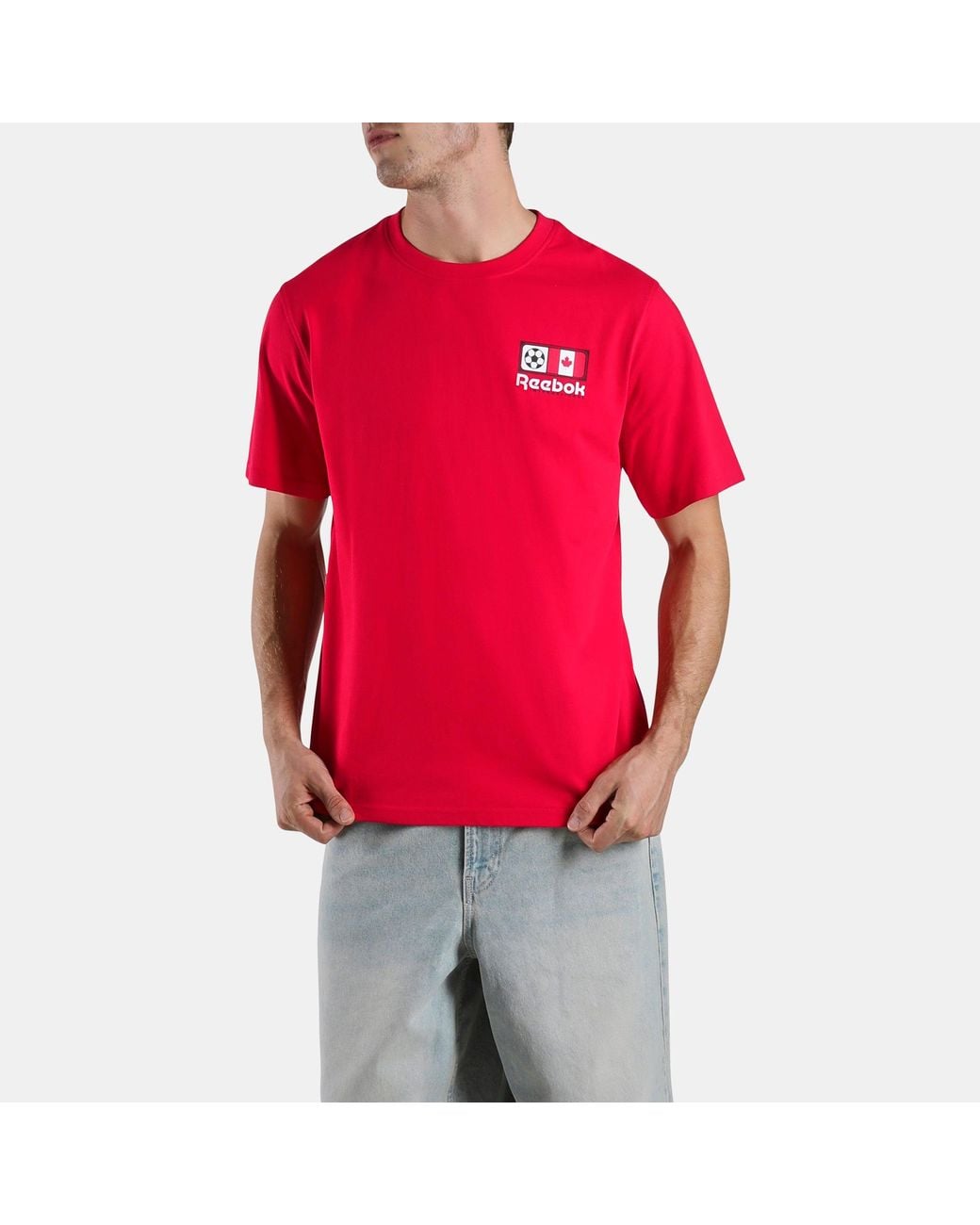 Reebok Red Canada Football Shirt