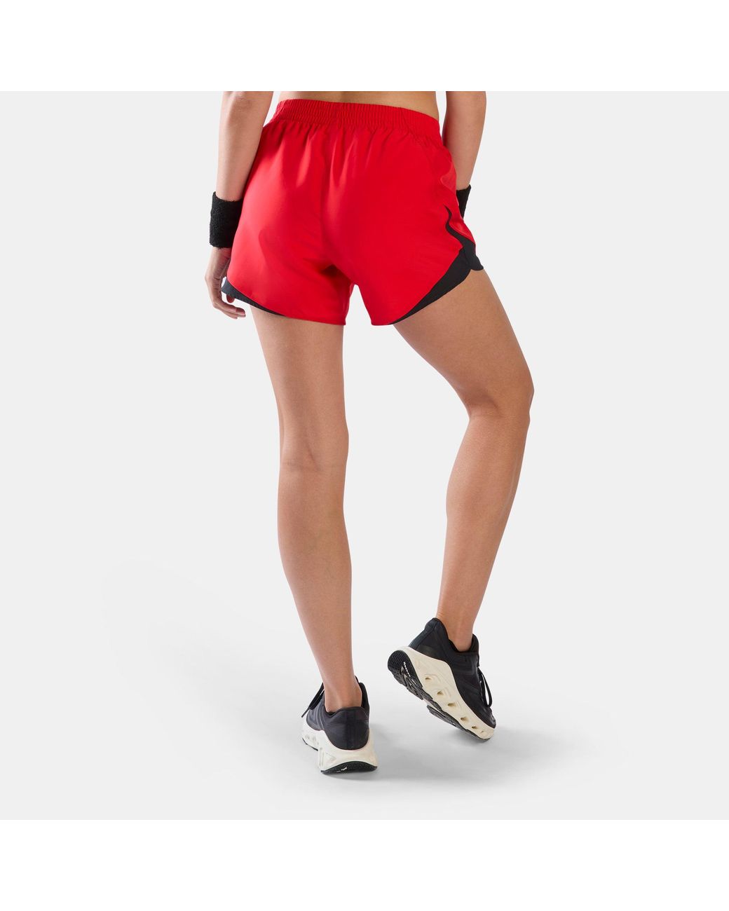 Reebok Red Id Train Colourblocked Woven Shorts