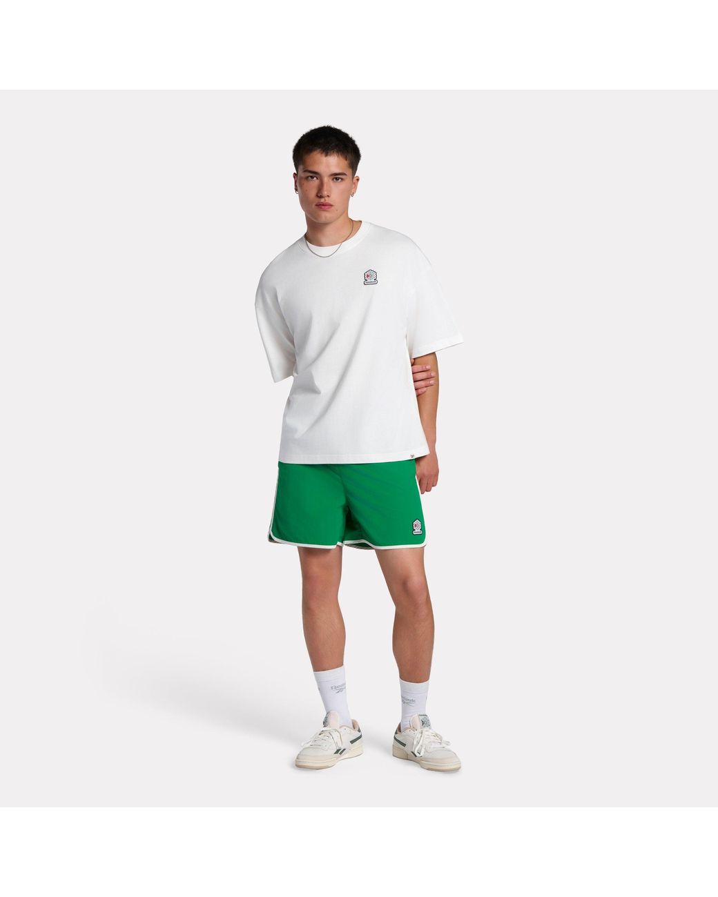 Reebok Green 4” Woven Shorts