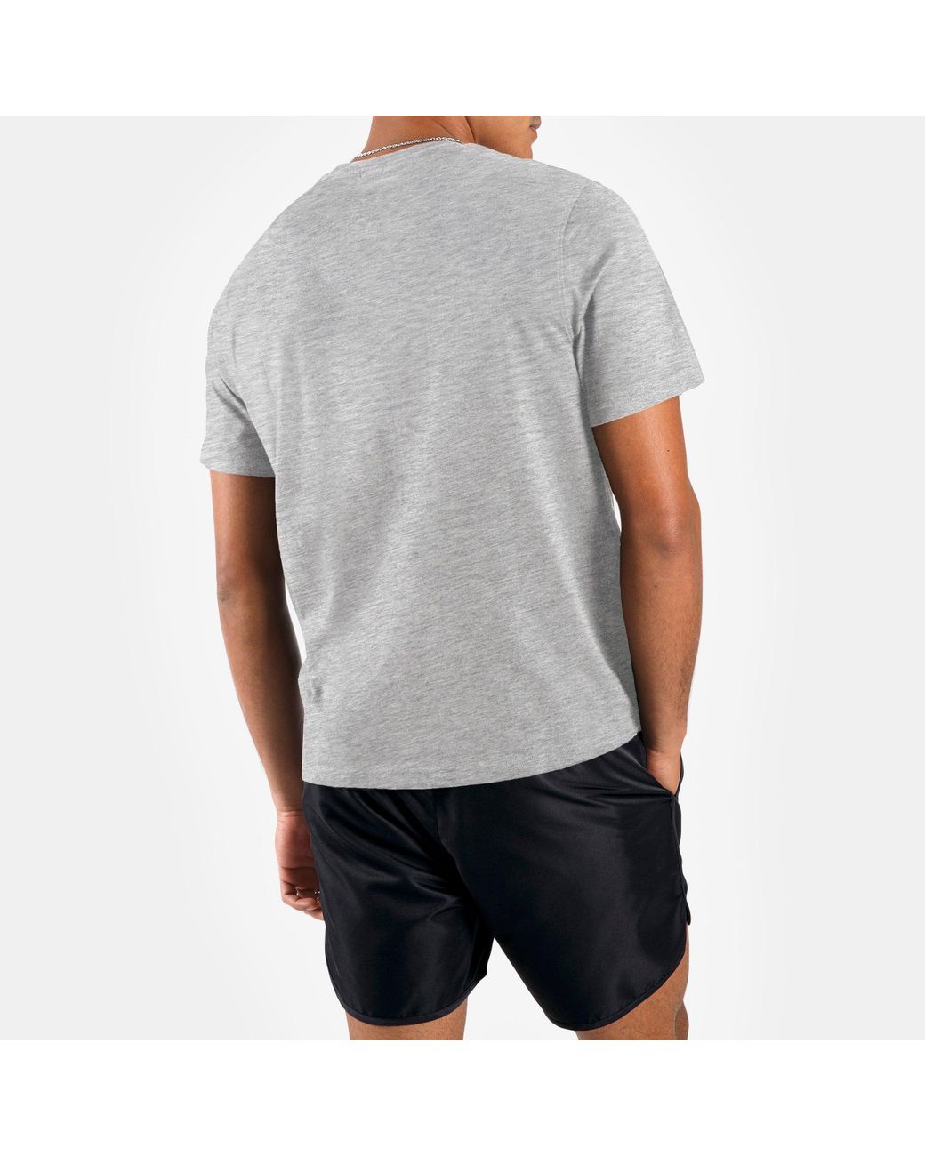 Reebok Gray Id 2-Color Logo T-Shirt