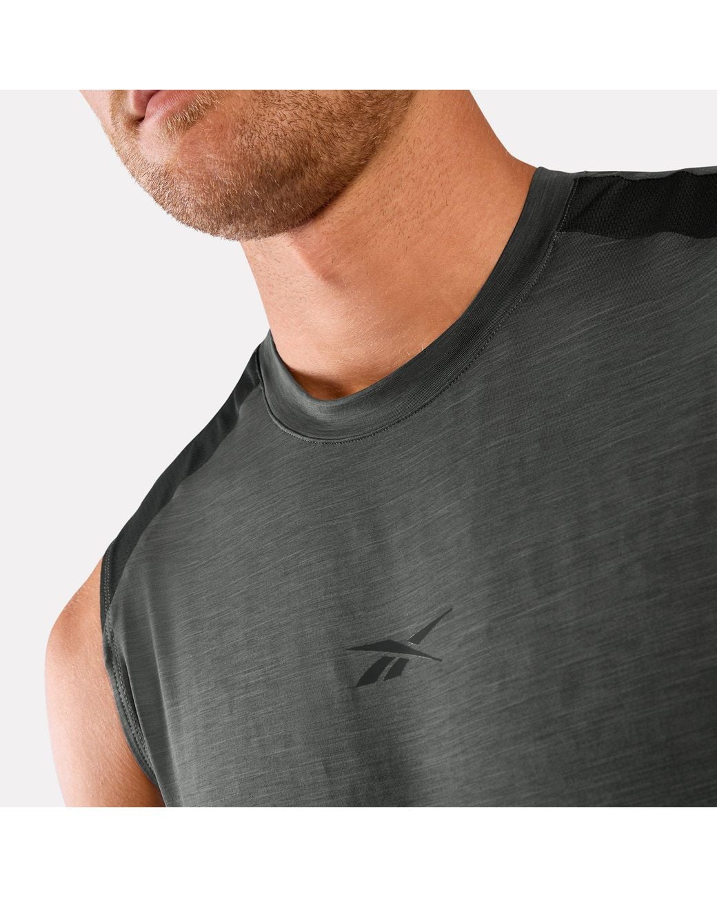 Reebok Gray Athlete Speed Flex Tank