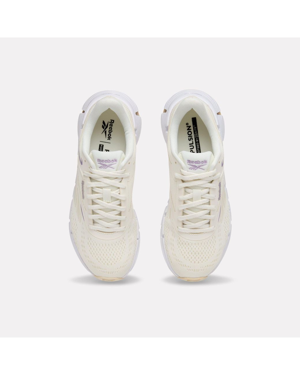 Reebok White Zig Dynamica 6 Running Shoes