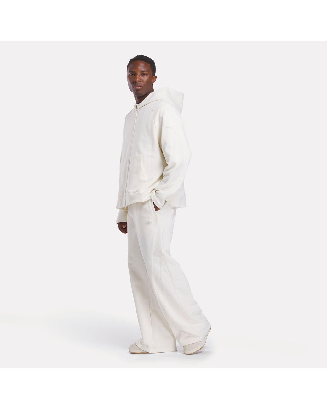Reebok White X Chukwu Full-Zip Hoodie