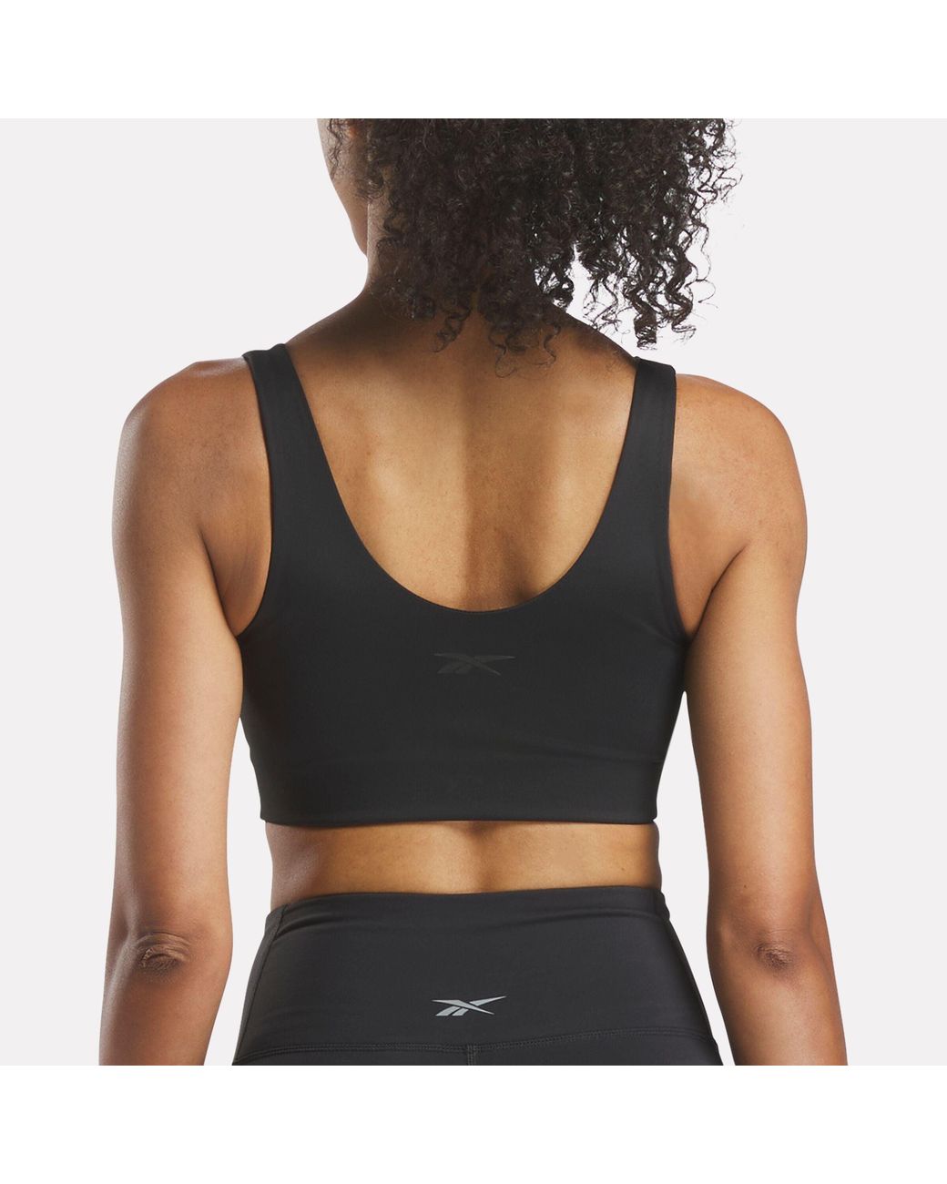 Reebok Green Yoga V-Neck Bra