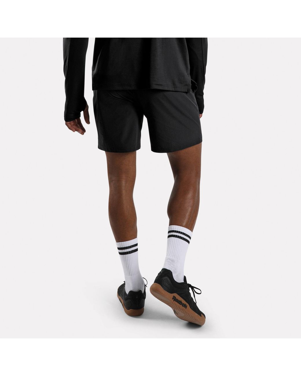 Reebok Black Id Rbk Training 7" Woven Shorts