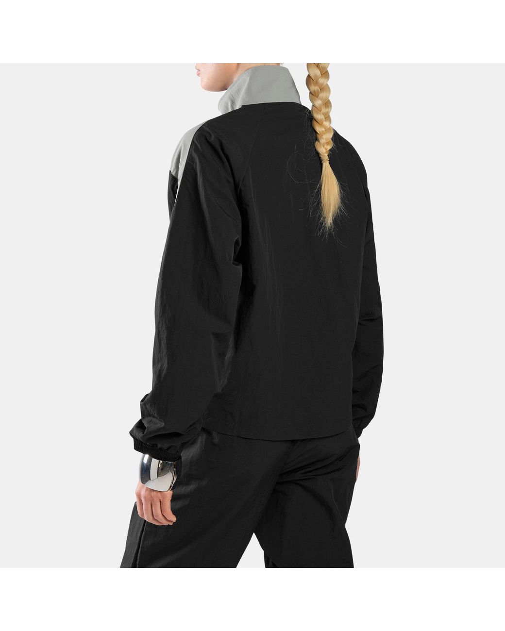 Reebok Black Icon Open Hem Track Top