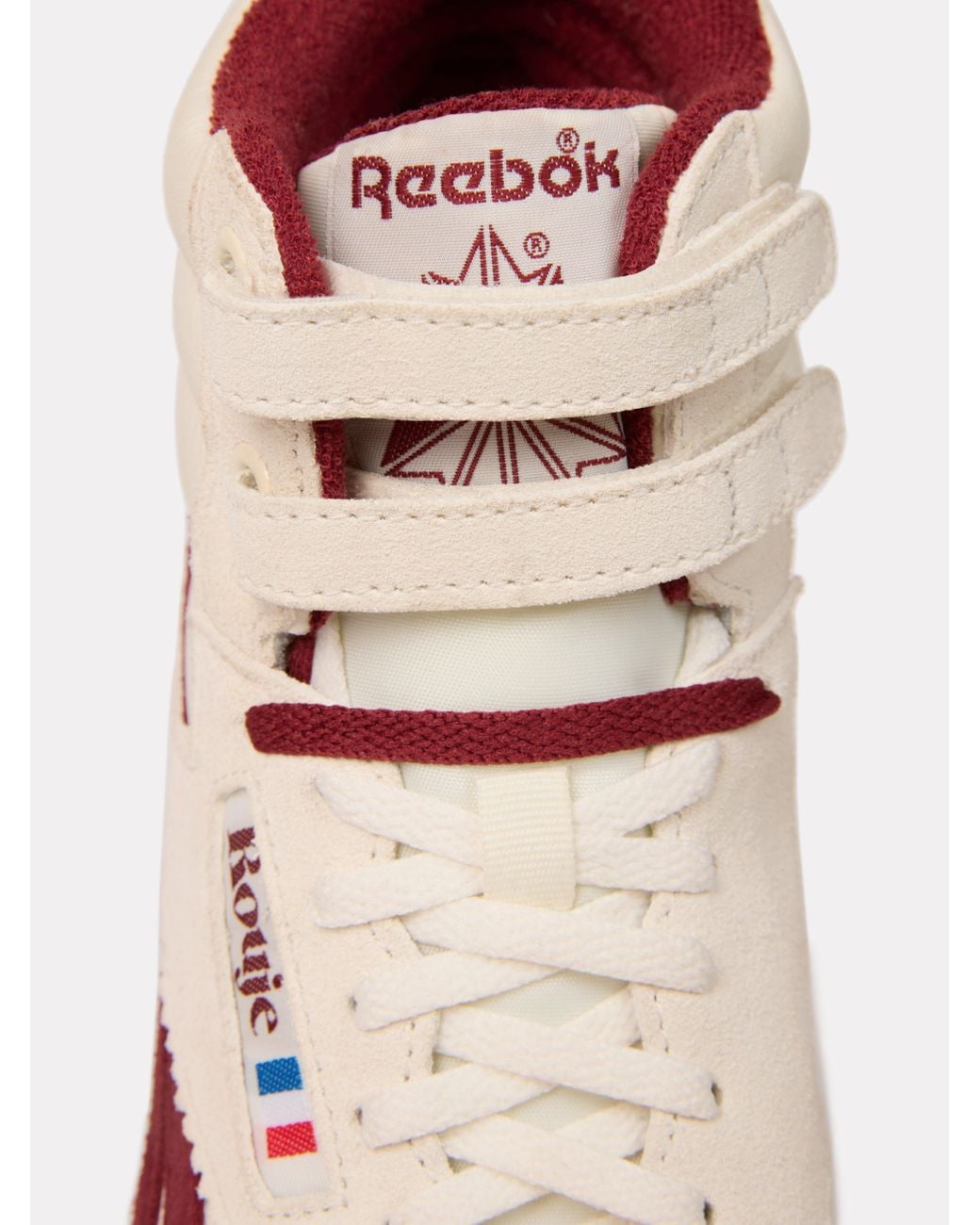 Reebok Pink X Rouje Freestyle Hi Trainers
