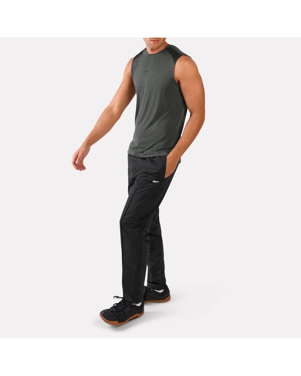 Reebok Gray Athlete Speed Flex Tank