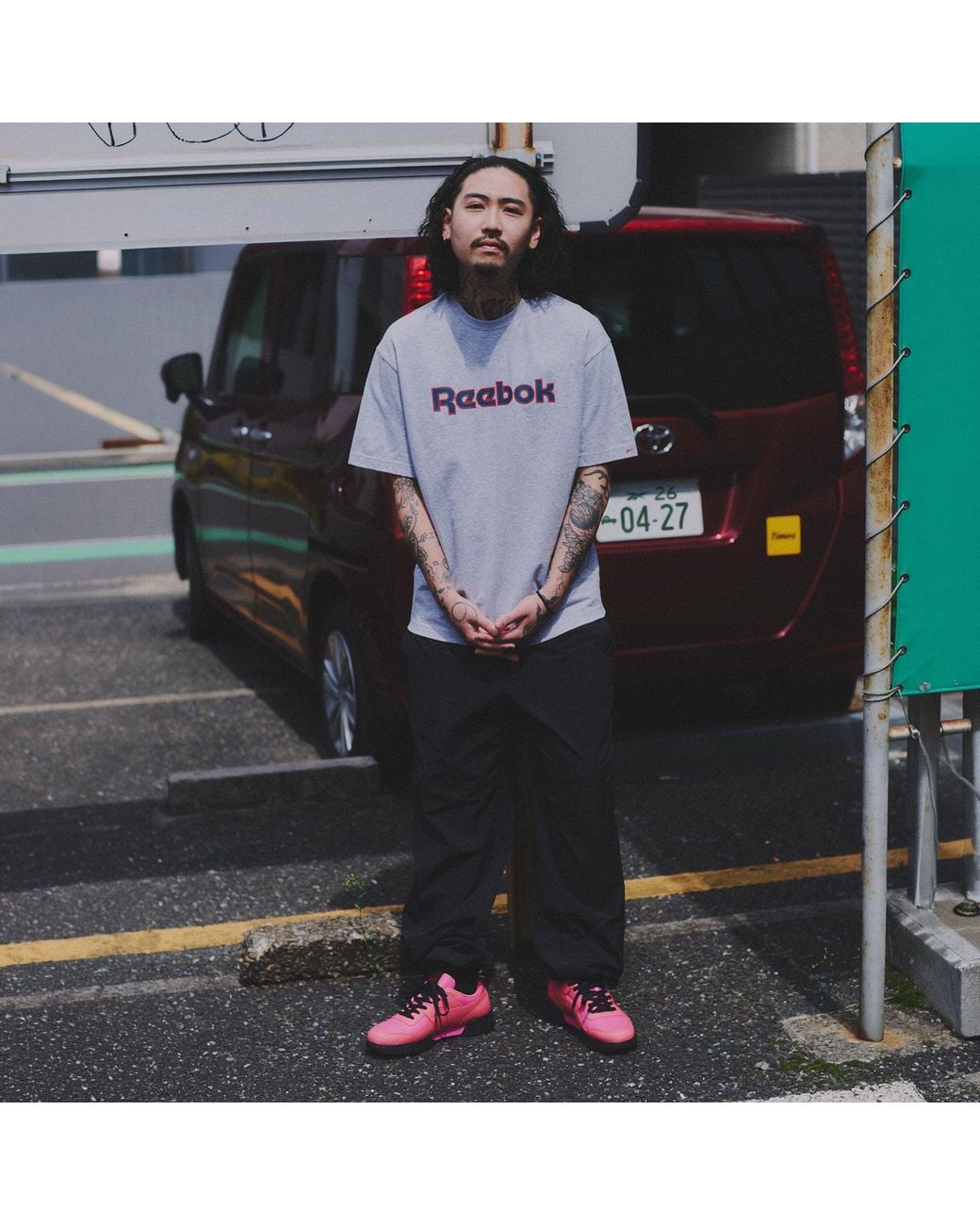 Reebok Blue X Balansa Collab Logo T-Shirt