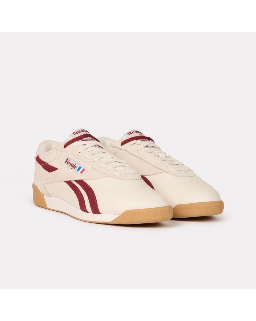 Reebok Pink X Rouje Freestyle Lo Trainers