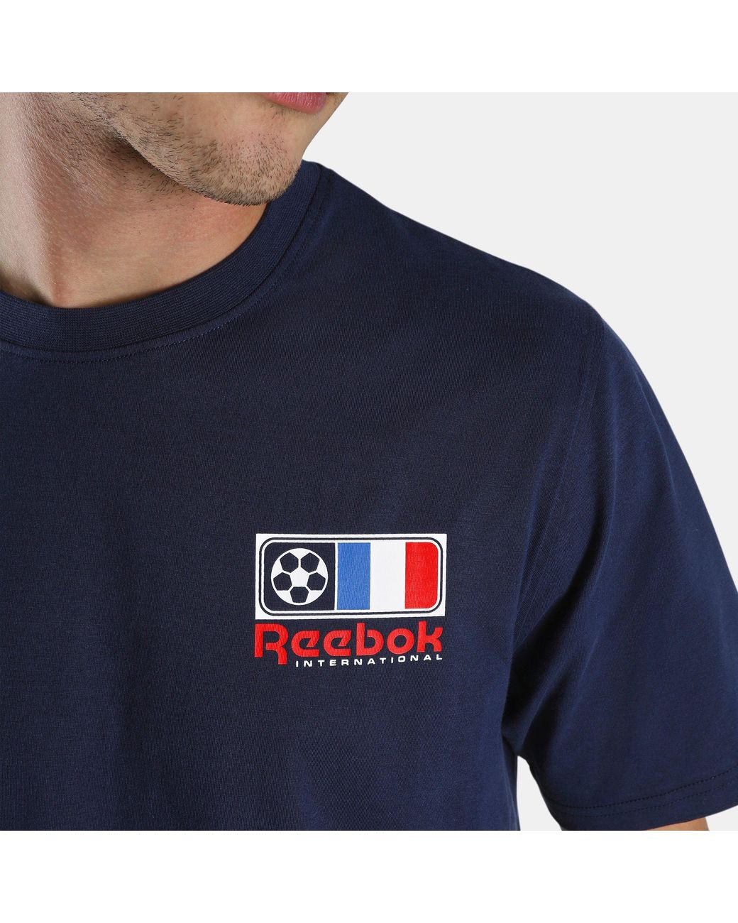 Reebok Blue France Football T-Shirt