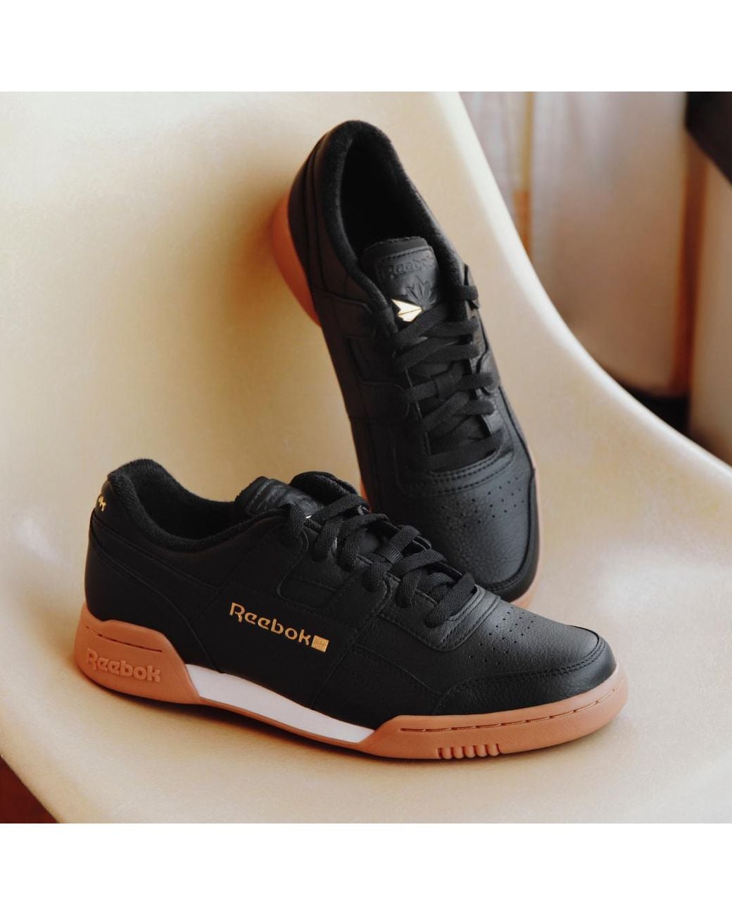 Reebok Black Workout Plus Shoes