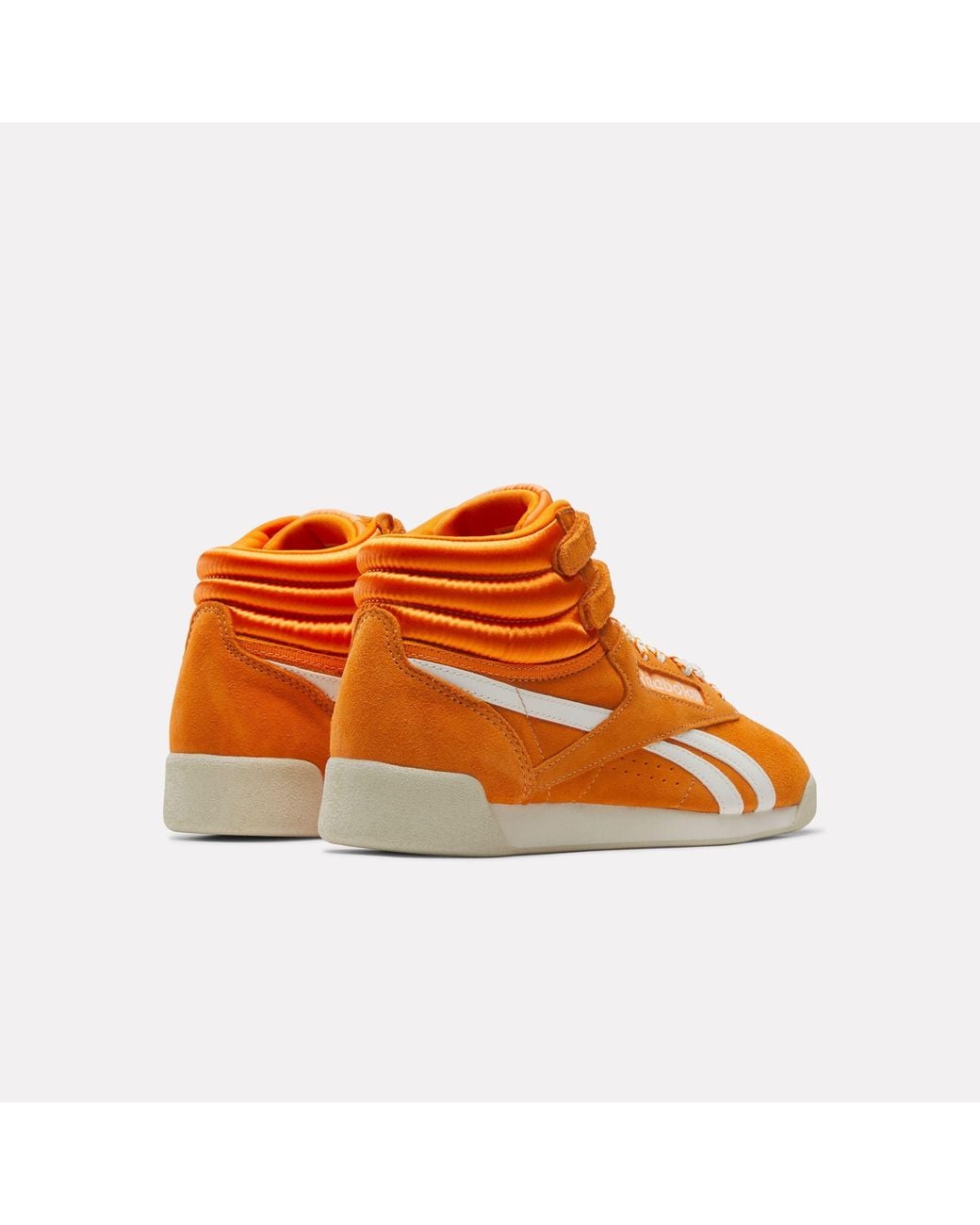 Reebok Orange Freestyle Hi Trainers