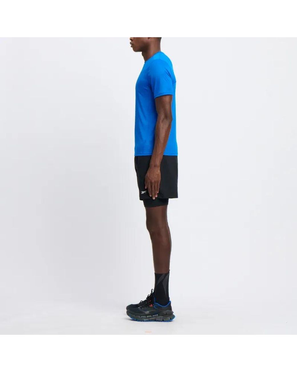 Reebok Hardloop Speedwick T-Shirt, Afmeting in het Blue voor heren