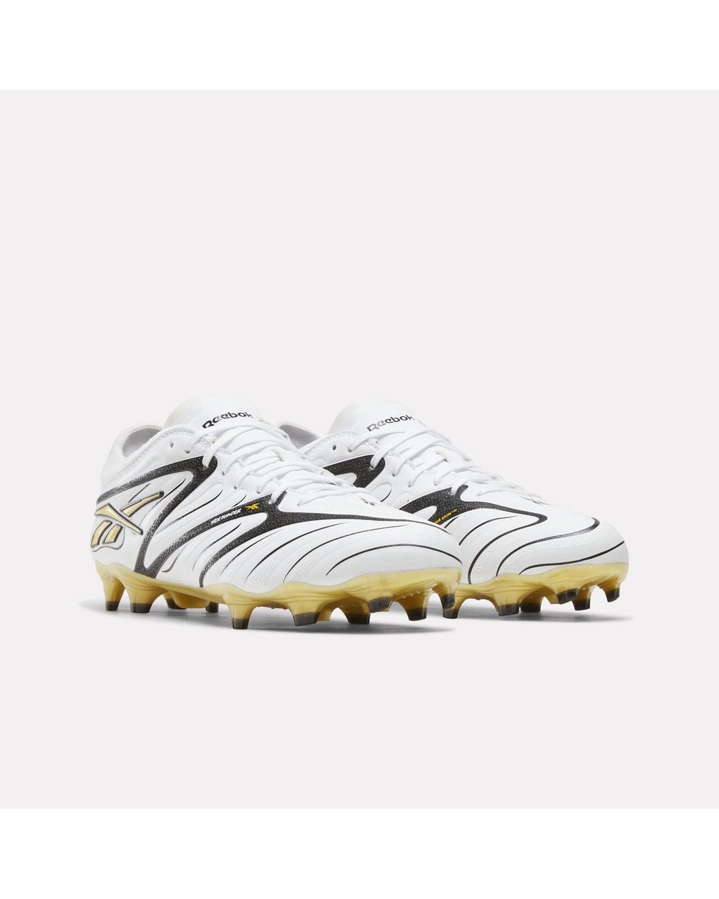 Reebok White Sidewinder 26 Pro Fg Football Boots