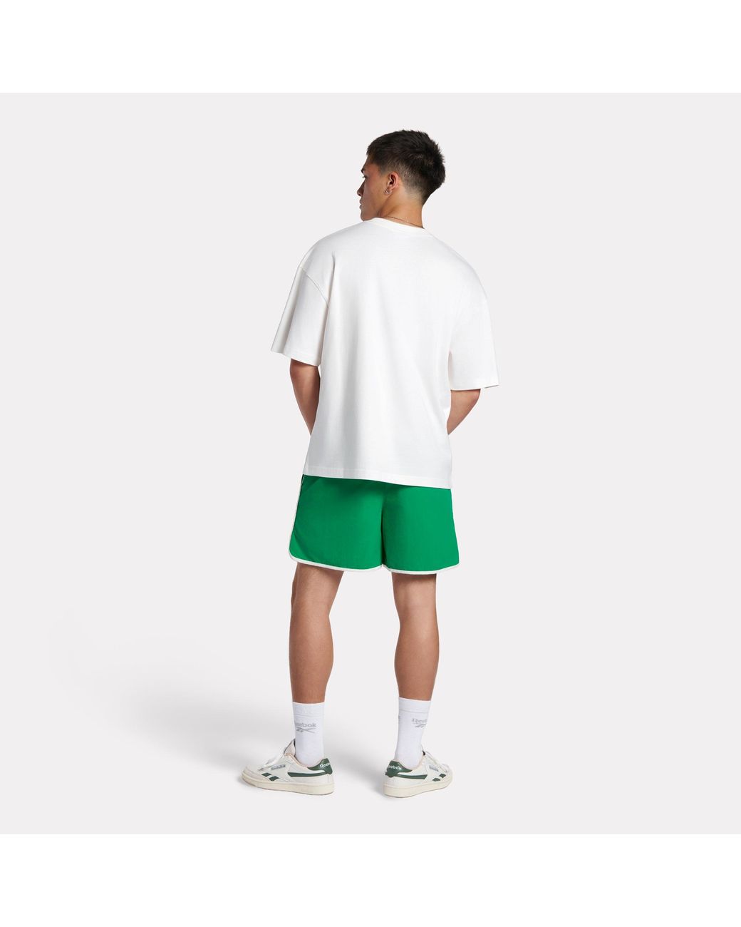 Reebok Green Patch Logo T-Shirt