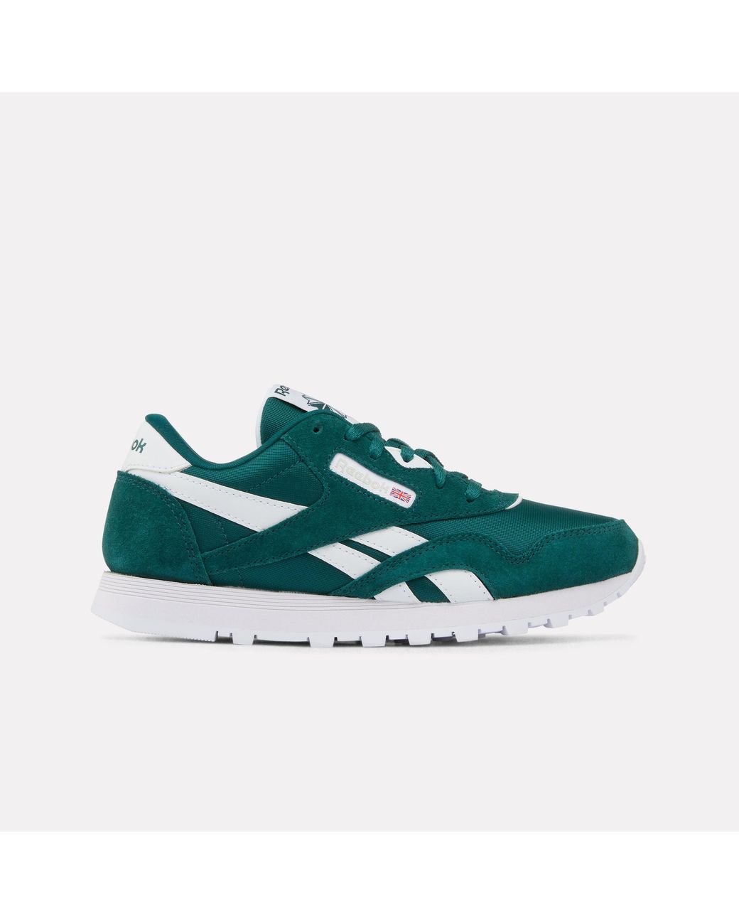 Reebok Green Classic Nylon Junior Trainers