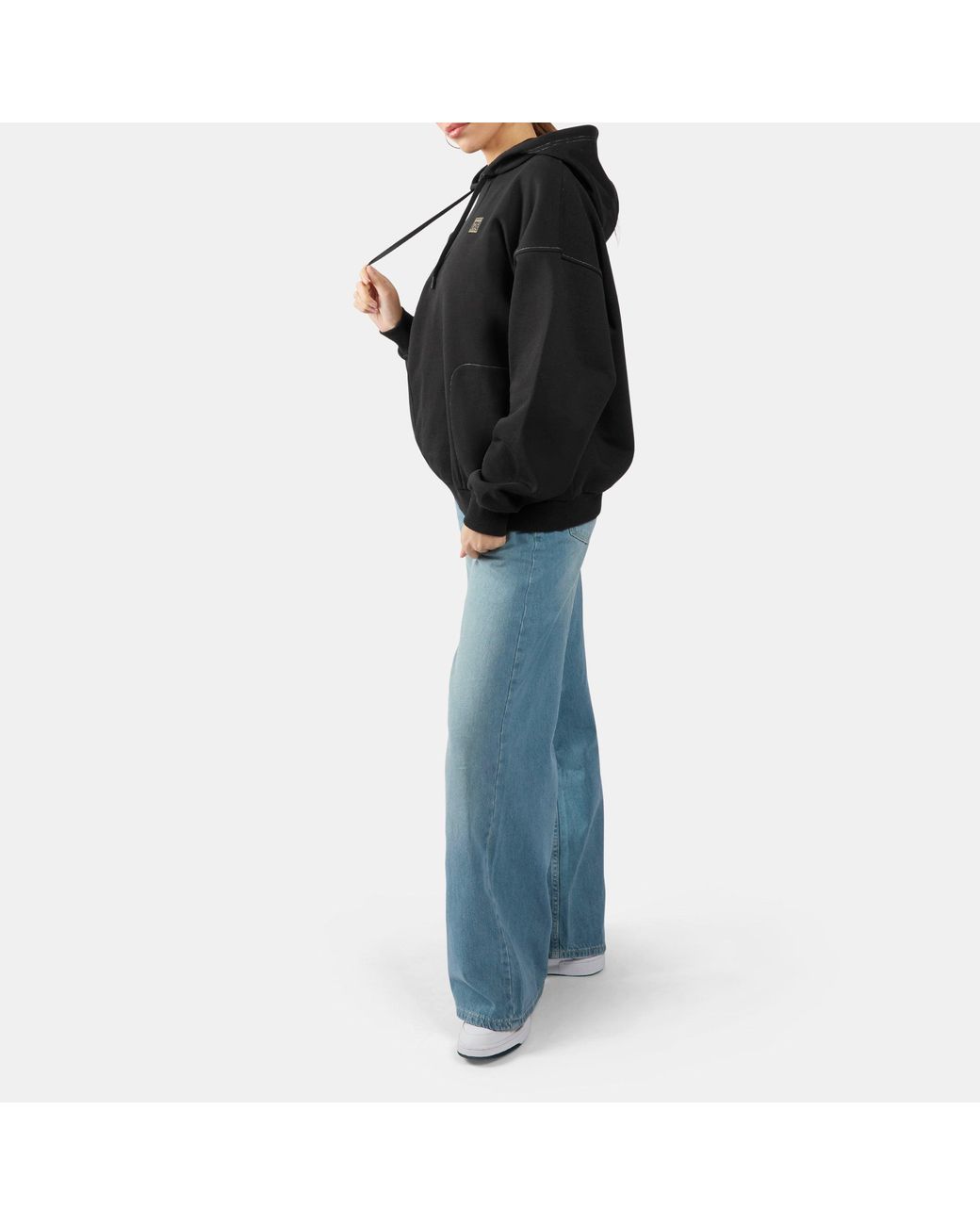Reebok Black Forge Standard Relaxed Hoodie