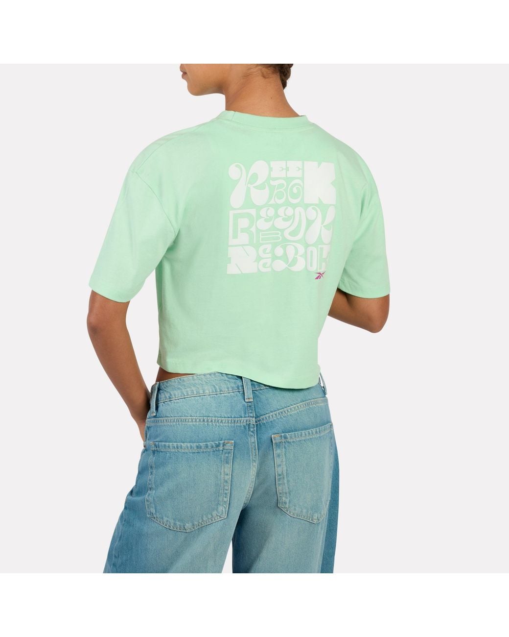 Reebok Dynamic Puff T-Shirtunisex, Afmeting in het Green