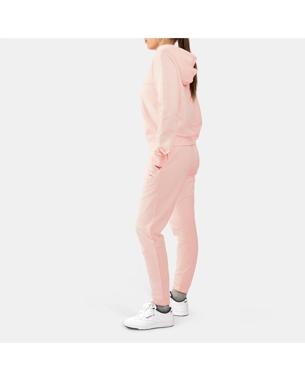 Reebok Pink Id Small Logo French Terry Jogger Track Pants for men