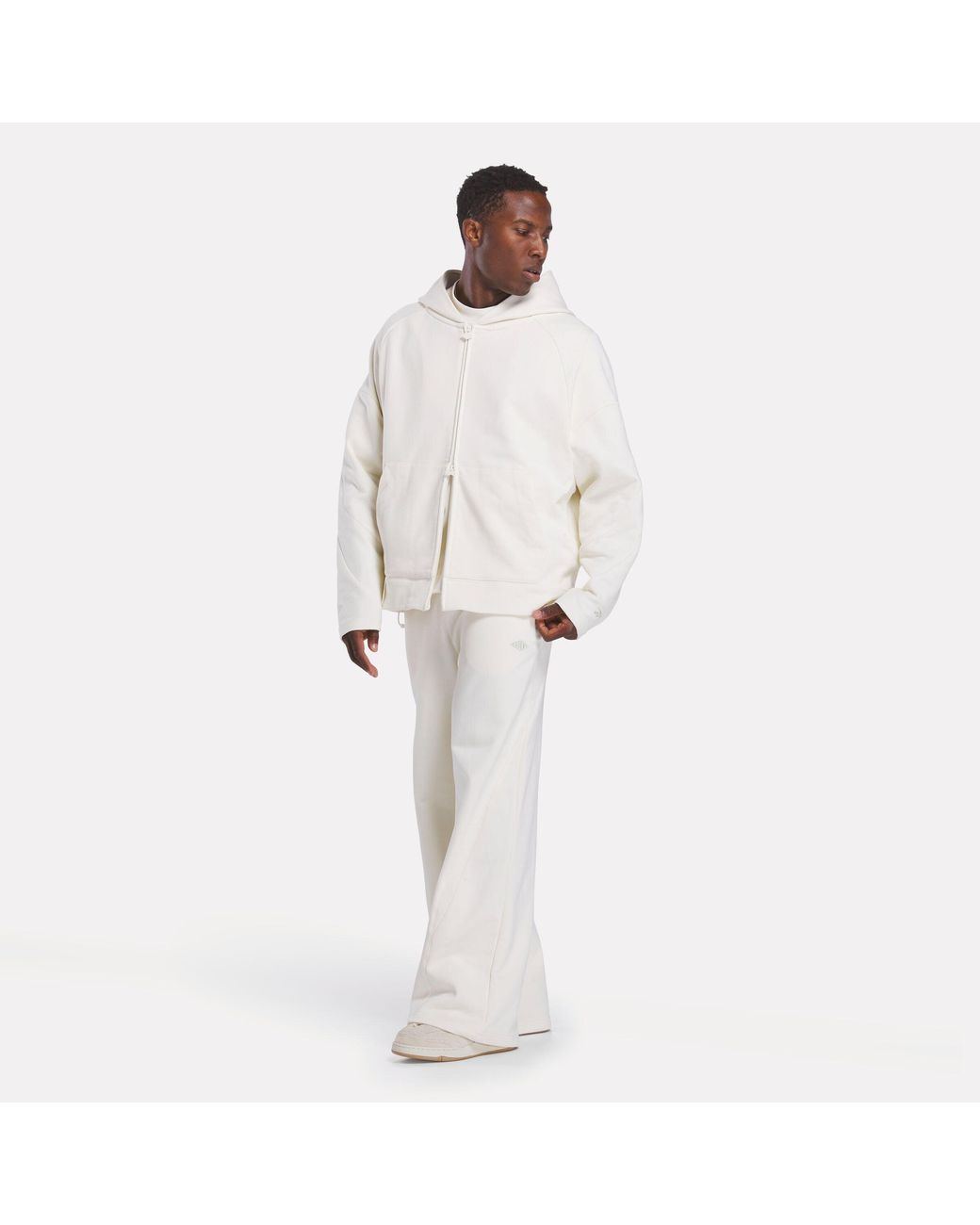 Reebok White X Chukwu Full-Zip Hoodie