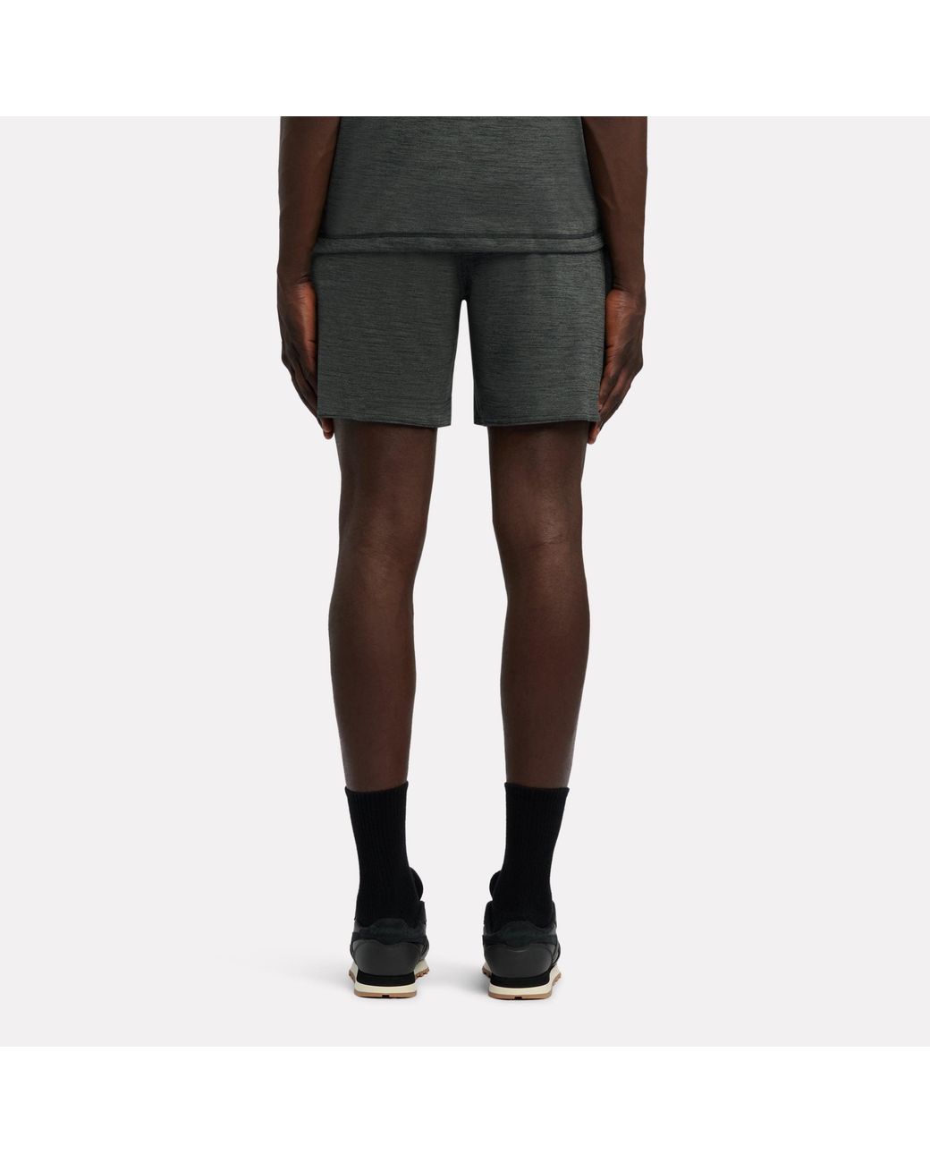 Reebok Black Id Train 9" Knit Shorts