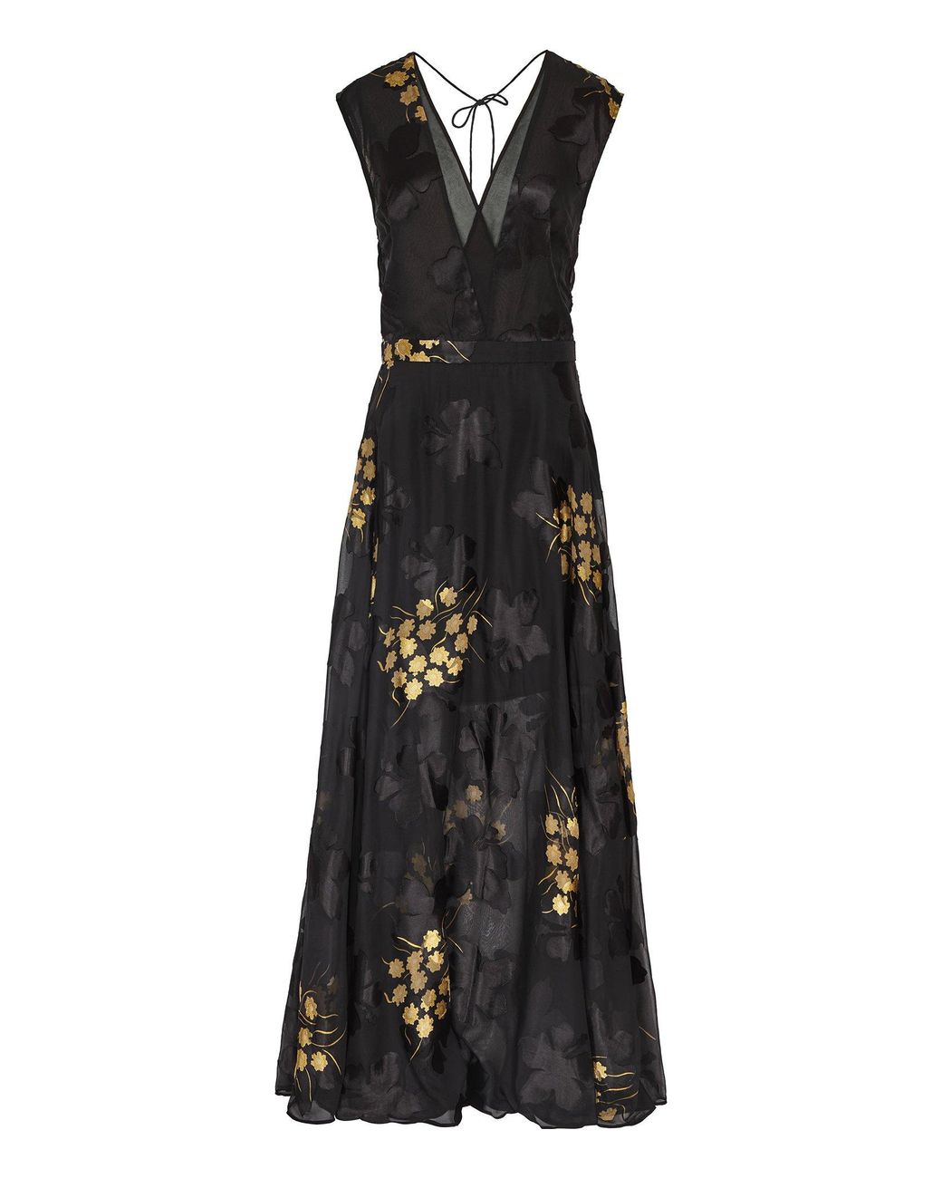 Kaira floral burnout maxi dress cheap