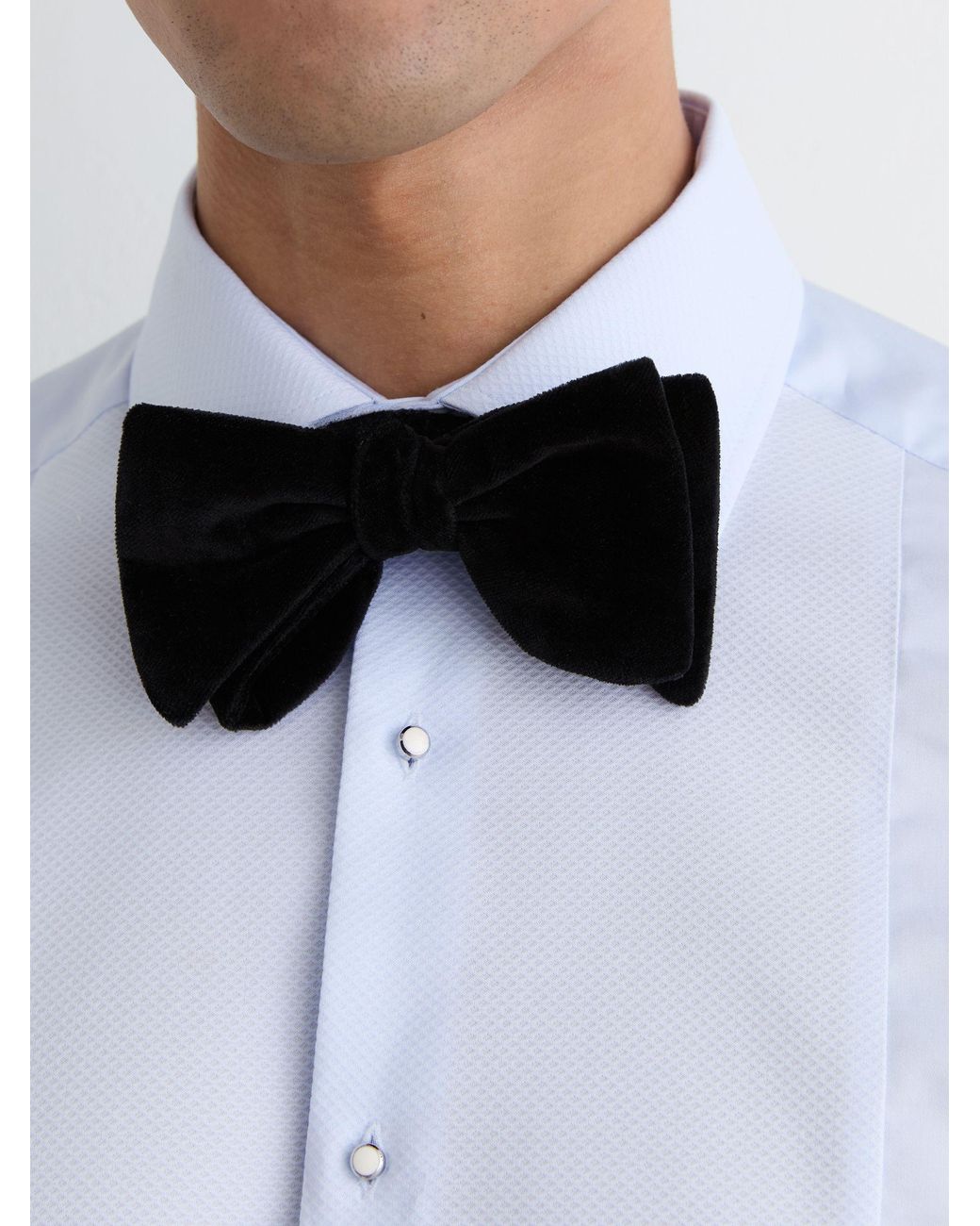 Reiss White Marcelular Fit Cotton Dinner Shirt for men