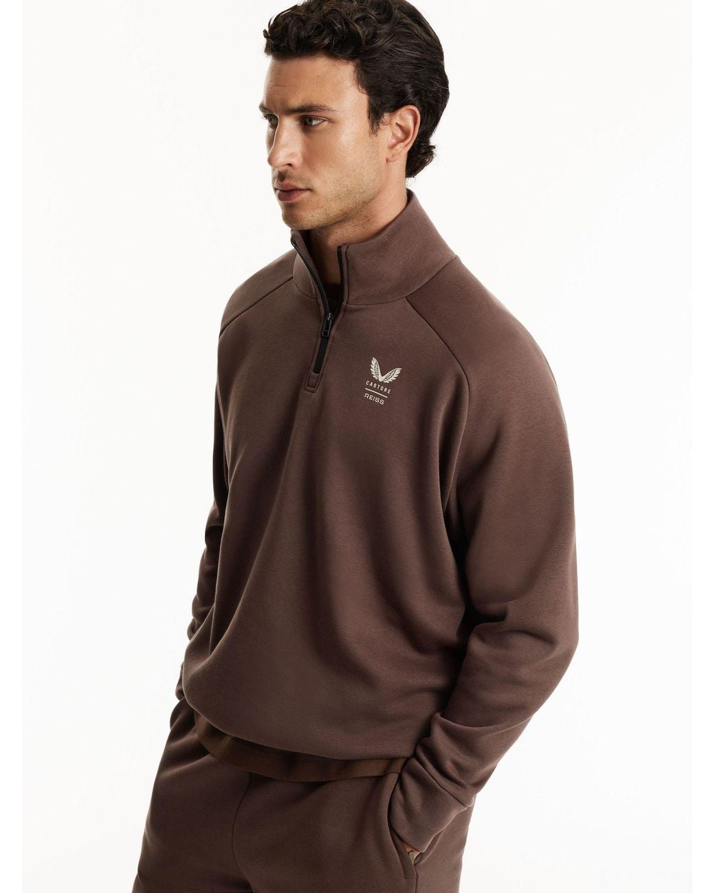 Reiss Brown 1 & 4 Sweatshirt for men