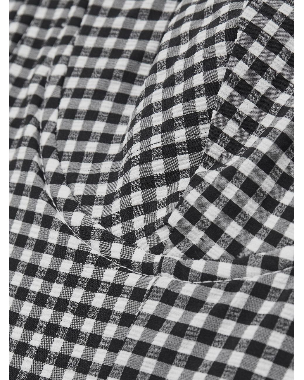 GOOD AMERICAN Black Gingham Swimsuit