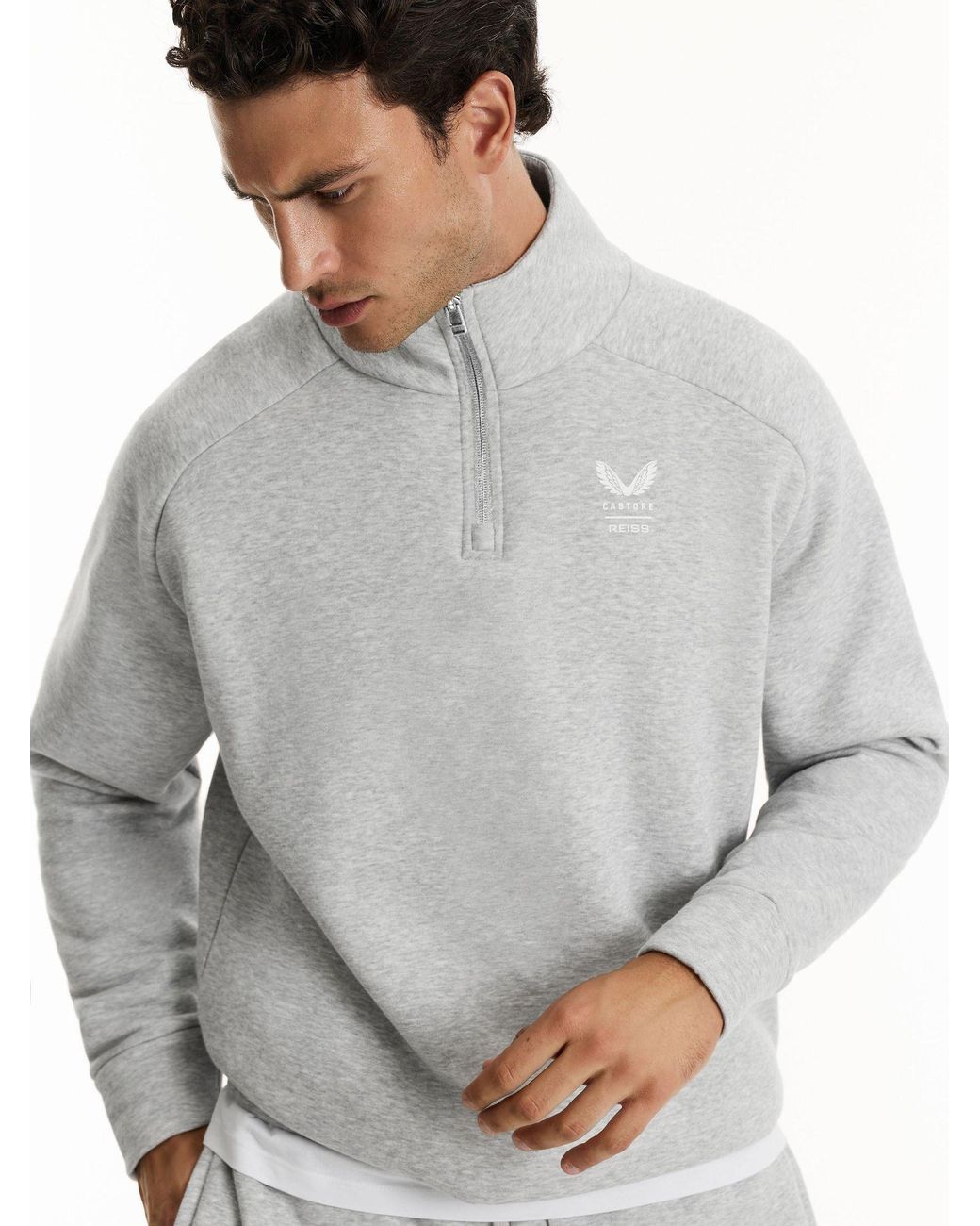 Reiss Gray 1 & 4 Sweatshirt for men