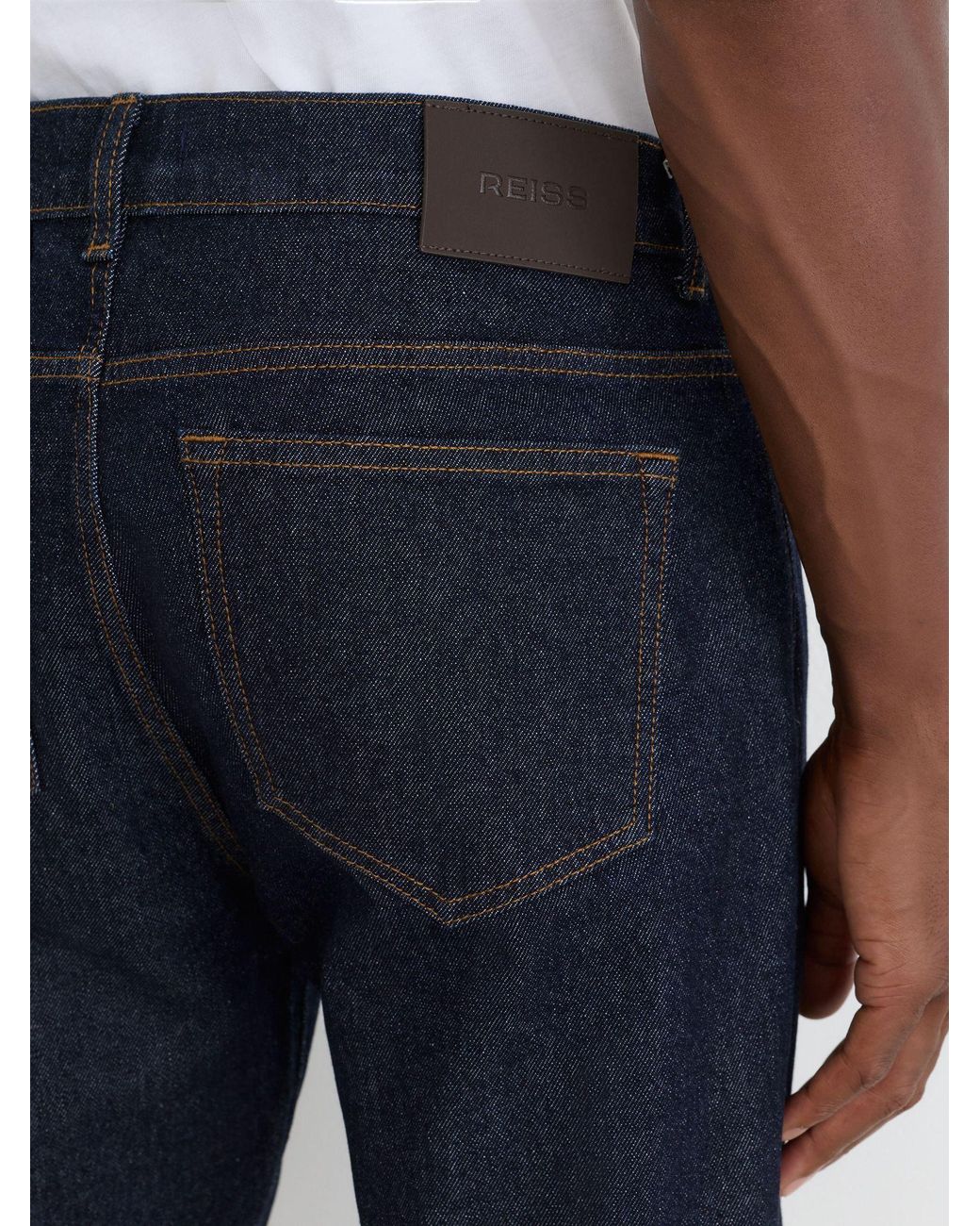 Reiss Gray Picton - Raw Indigo Slim-fit Jeans, 29w X 29l (uk 29 S) for men