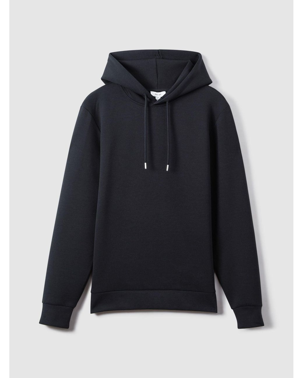 Reiss Gray Drawstring Hoodie for men