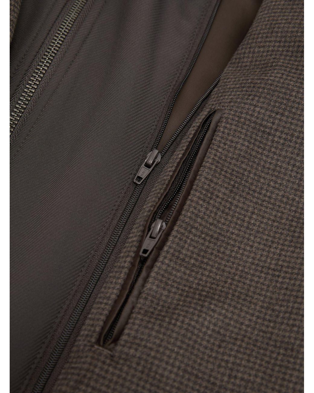 Reiss Gray Check Single-Breasted Blazer With Gilet Insert Tailored-Fit for men