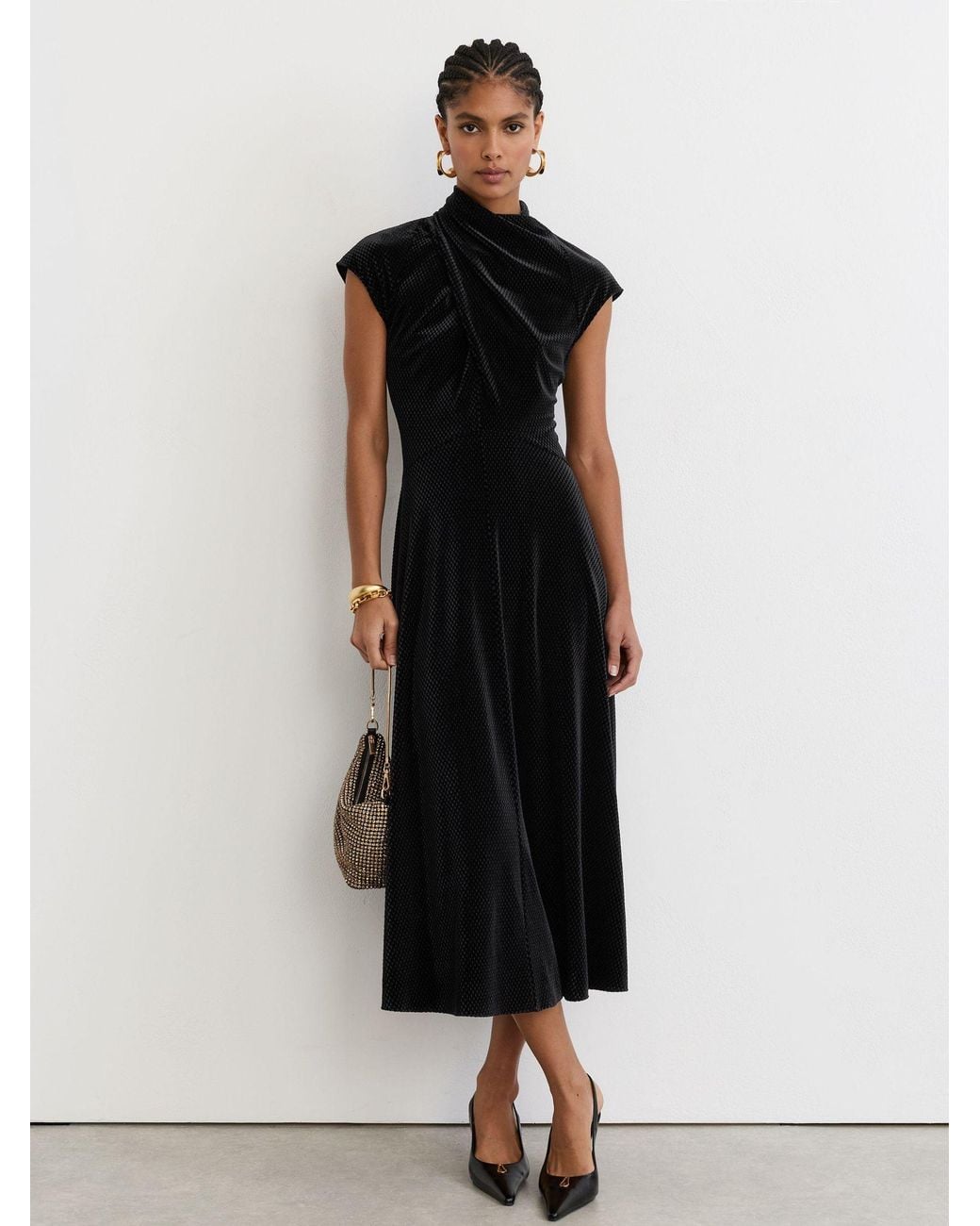 Reiss Tara - Black Dress, Us 2