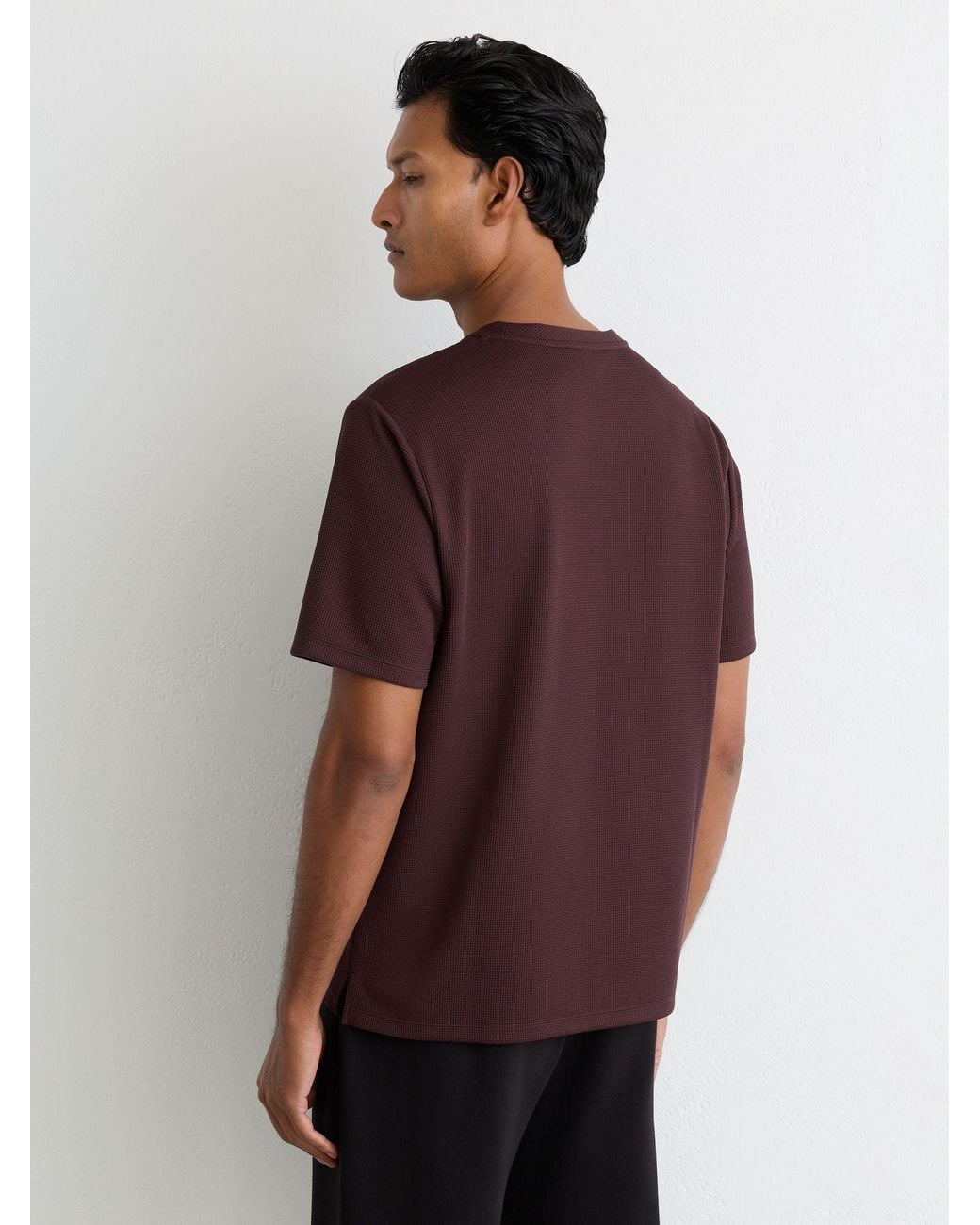Reiss Textured Modern-Fit Crew-Neck T-Shirt for men
