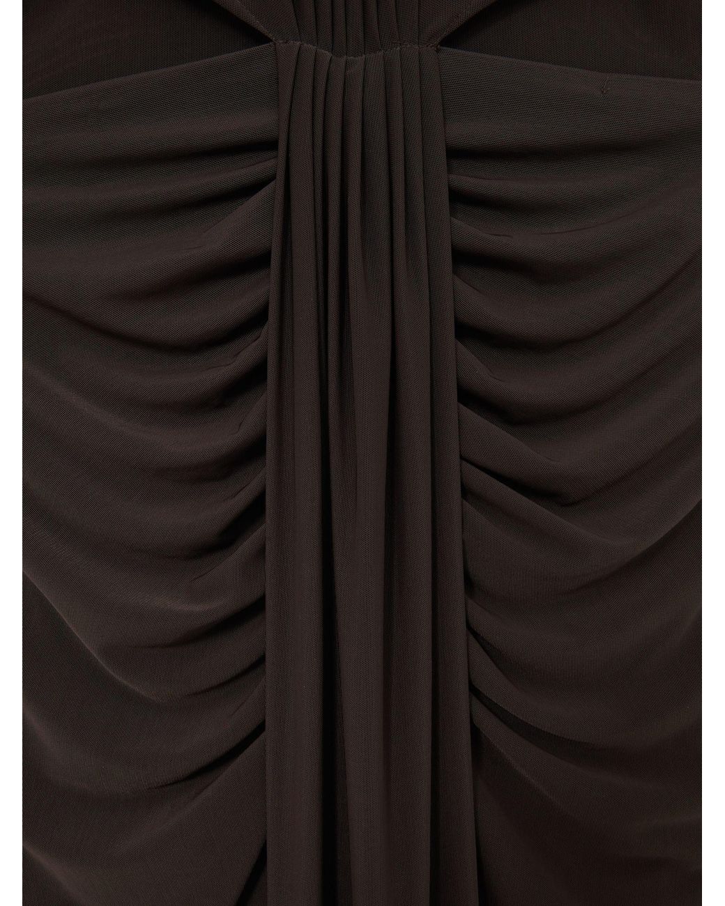 Reiss Multicolor Ruched Sleeveless Maxi Dress