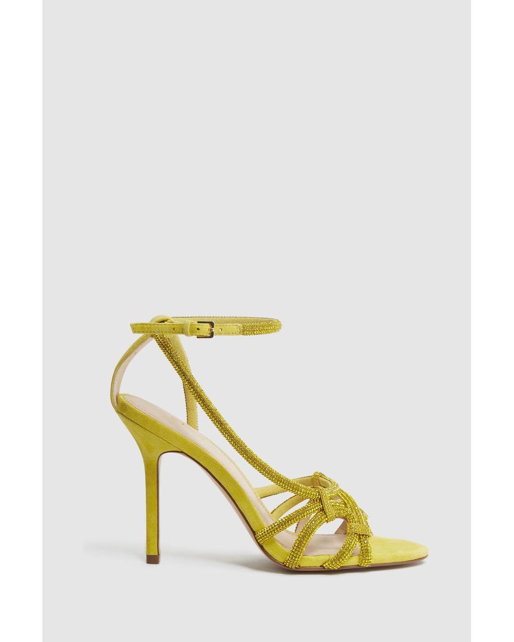 Reiss gold shoes best sale