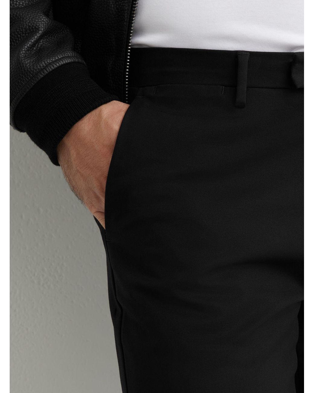 Reiss Black Eastbury Reg - Regular Fit Chinos for men