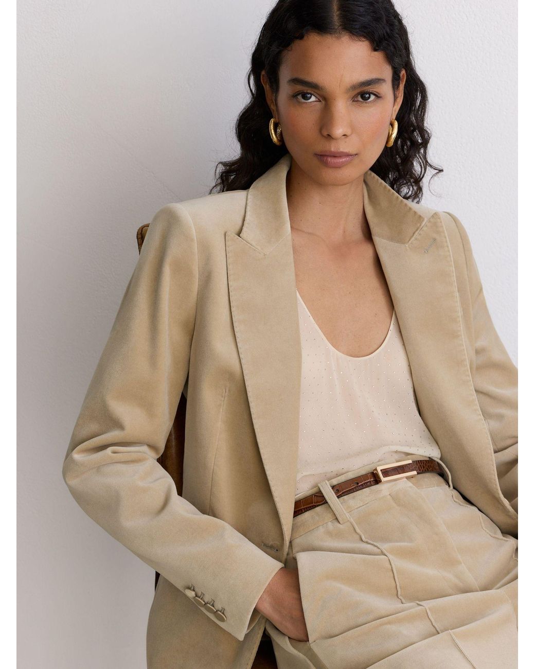 Reiss Natural Suit Jacket