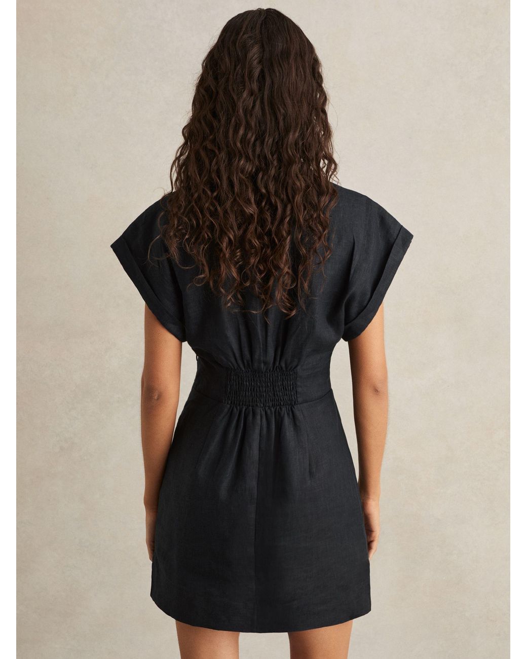 【海外限定】REISSワンピース☆Navy Gwen Tie Front Beach Cover reiss-Navy-Tie-Front-Beach-